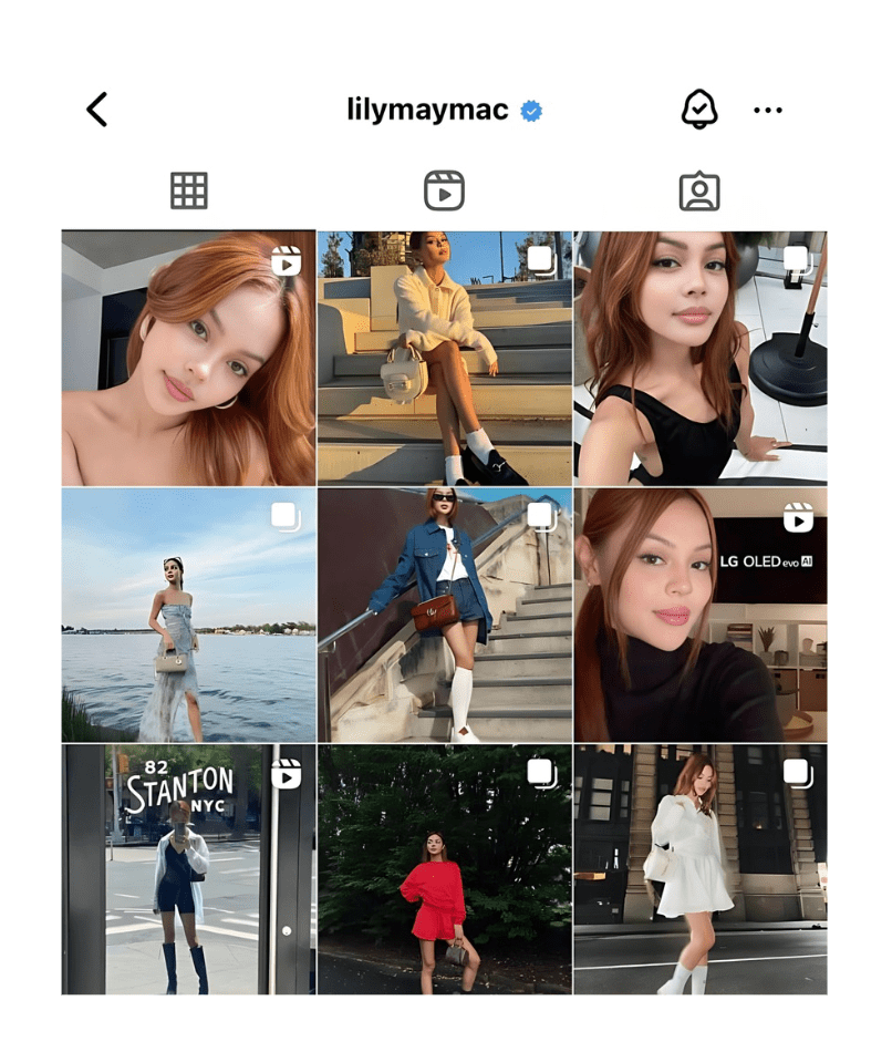 influencer showcase visual appealing content